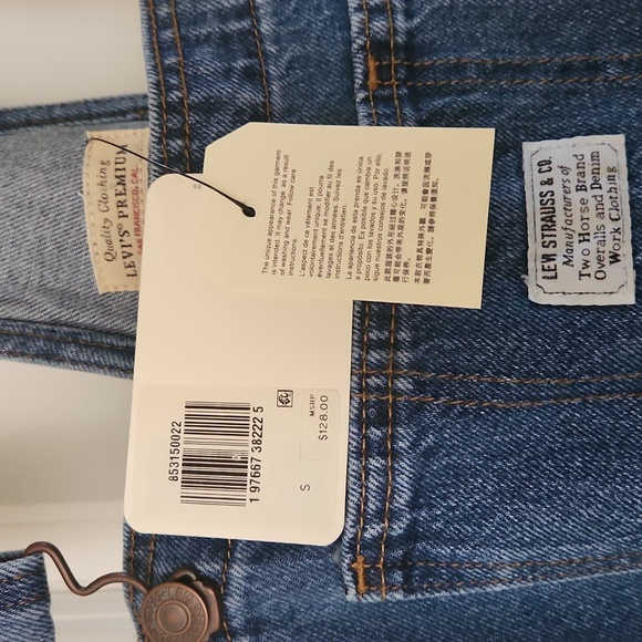 Levi's Premium Vintage Denim Overalls $128 - Picture 10 of 10
